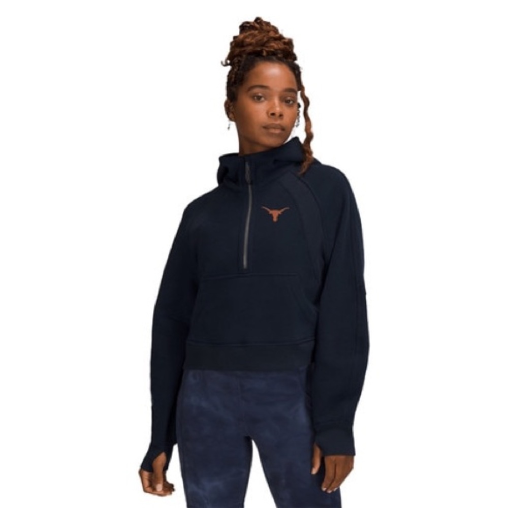 Lululemon Texas Longhorns Scuba Oversized Half-Zip Hoodie